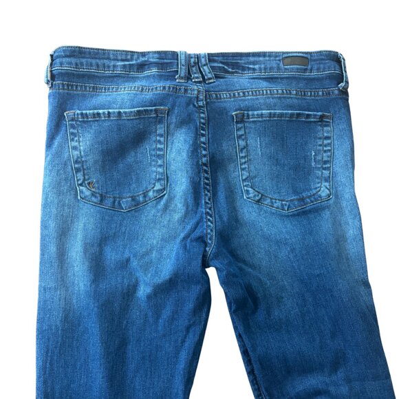 Kut From The Kloth Mid Rise Boyfriend Jeans in Medium Wash Size 12 - Picture 2 of 5